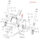 Guardabarros delantero negro (TNT25)