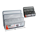 Clasificador de documentos malla metálica 6.7x5.5x3 " (1pza) (Viene en colores variados al azar)