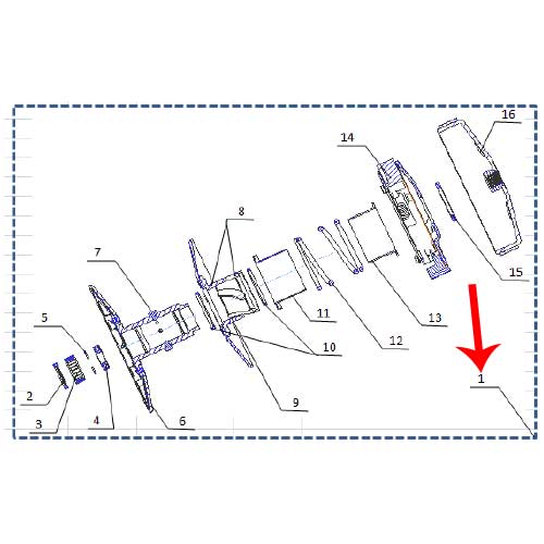 Sistema de polea primario (ZAFFERANO250)
