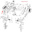 Covertor trasero derecho blanco con calcomanias (TNT150)