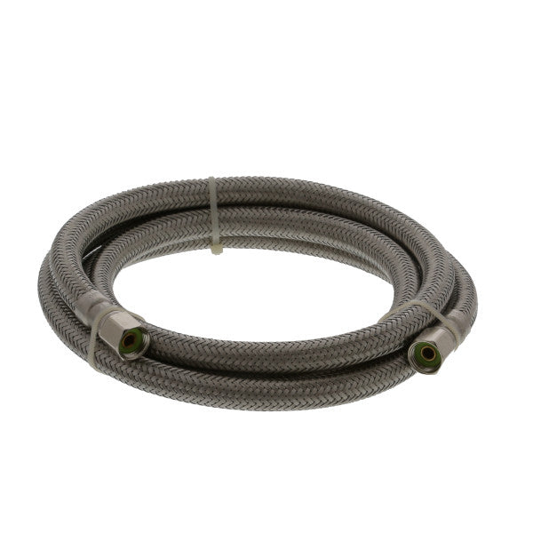 Manguera de acero inoxidable de 60" para máquina de hielo 1/4"