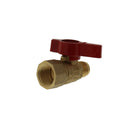 Válvula de bola de 3/8" x 1/2" para gas