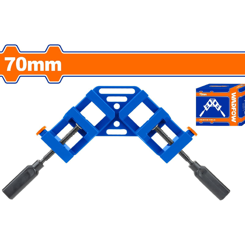 Pinza abrazadera con doble botón de liberación rápida. Sujeción de 70mm. Aleación de aluminio.