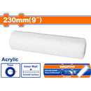 Rodillo para pintar 9" Paredes internas. Altura de la fibra: 7mm. Acrílico.