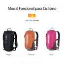 Morral de 12L, ligero, con Bolsillo para Vejiga de agua de hasta 2L. Color negro