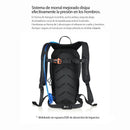 Morral de 12L, ligero, con Bolsillo para Vejiga de agua de hasta 2L. Color negro