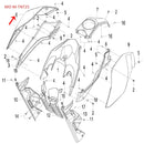 Covertor derecho de tanque Negro con calcomanias (TNT25)