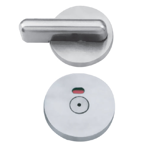 cerrojo para divisiones de baños publicos c/marcador de Ocupado-Vacante p/paneles de 15 a 10mm.Sat