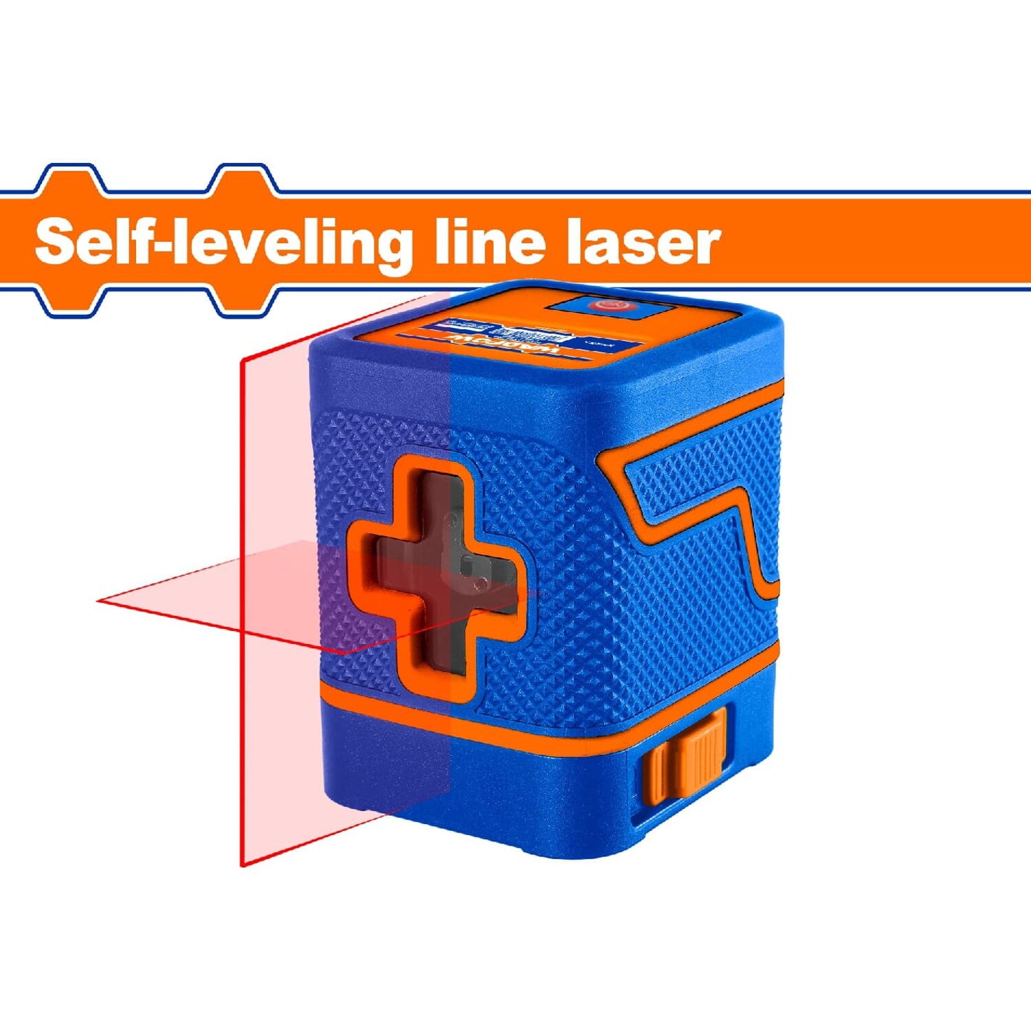 Laser de línea autonivelante. Rango de trabajo:0-15m. Precisión de línea: ±2 mm a 5 m