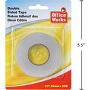 Cinta de doble cara doble contacto, 12 mm x 20 m