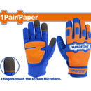 Guantes para Mecánico con PVC reforzado y caucho en la palma. Tamaño XL. Se vende un par.