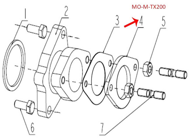 Placa separadora (RKG150 / TX200)