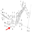 Pedal de freno trasero (302S)