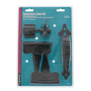 Kit de bisagra decorativa heavy duty color negro con manilla