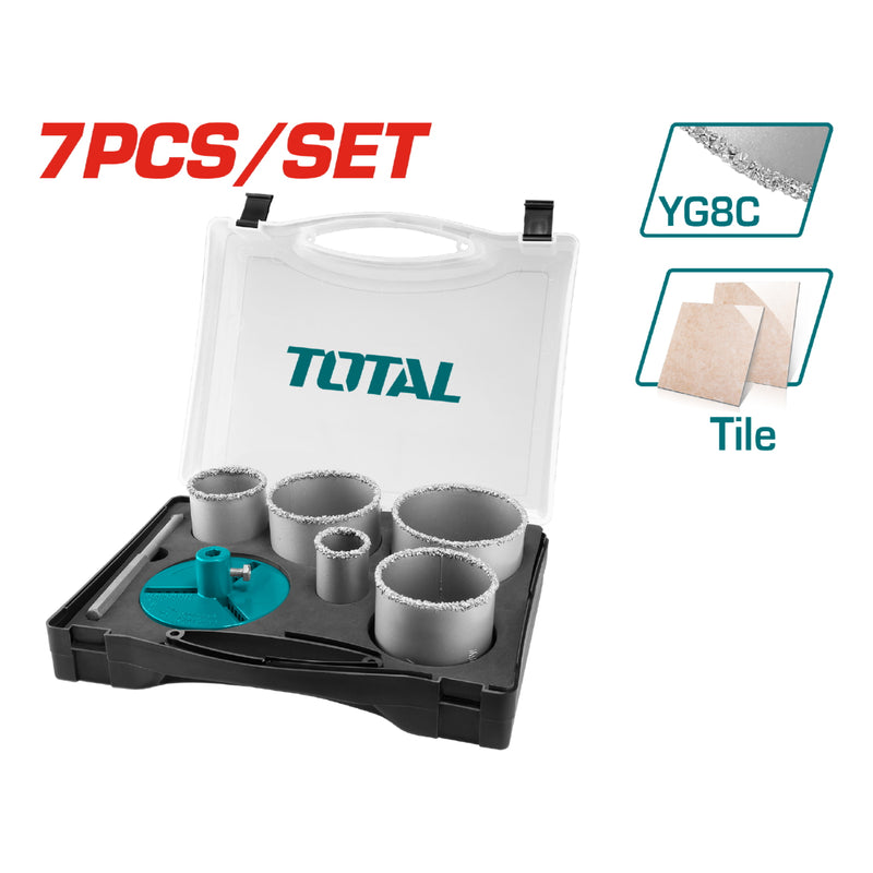 Brocas de carburo sacabocado para piedras y cerámicas 33 mm, 53 mm, 67 mm, 73 mm, 83 mm