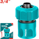 Conector rápido para manguera con adaptador de 3/4”