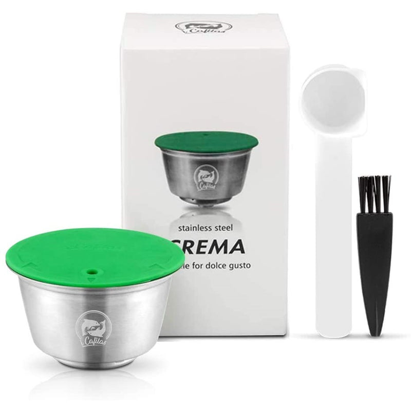 Cápsula de café DOLCE GUSTO reutilizable de acero inoxidable.