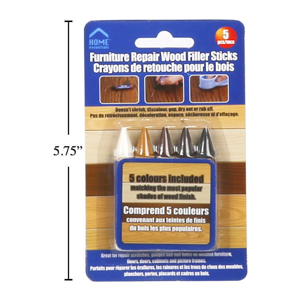 5 piezas de Relleno de madera para reparación de muebles