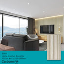 Lámina acanalada decorativa PS Clear wood 12x120x2900 mm