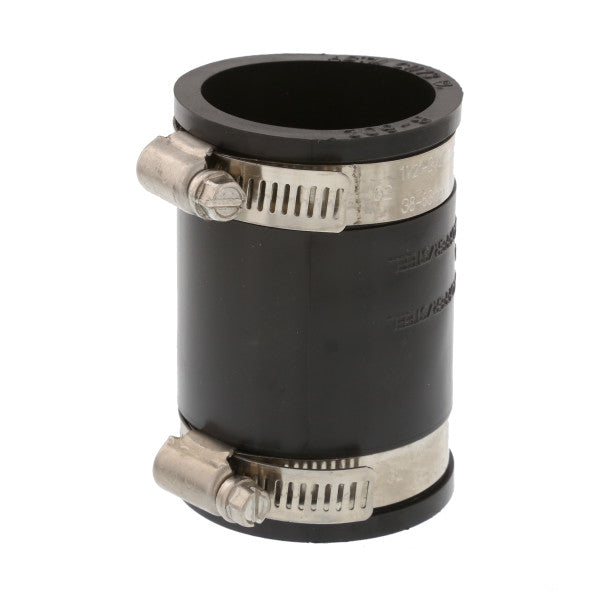 Coupling de goma de 1-1/2" x 1-1/2" para drenaje