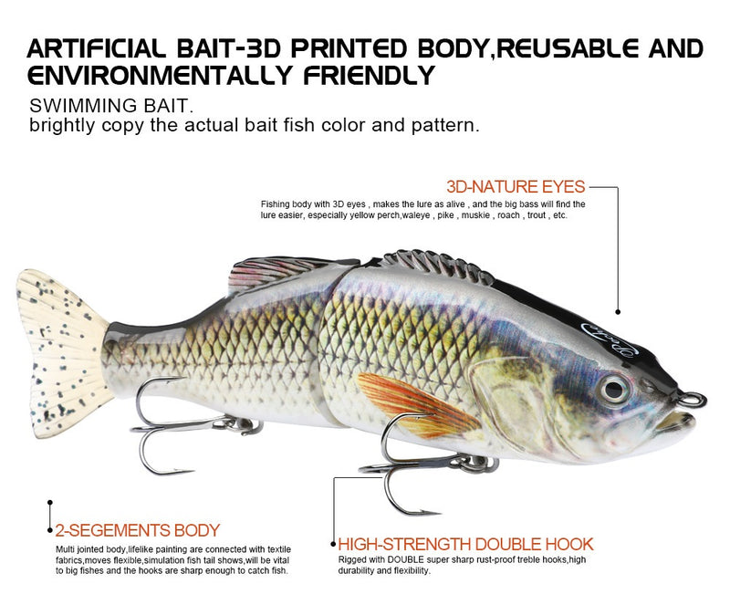 Señuelo de dos secciones 17 cm