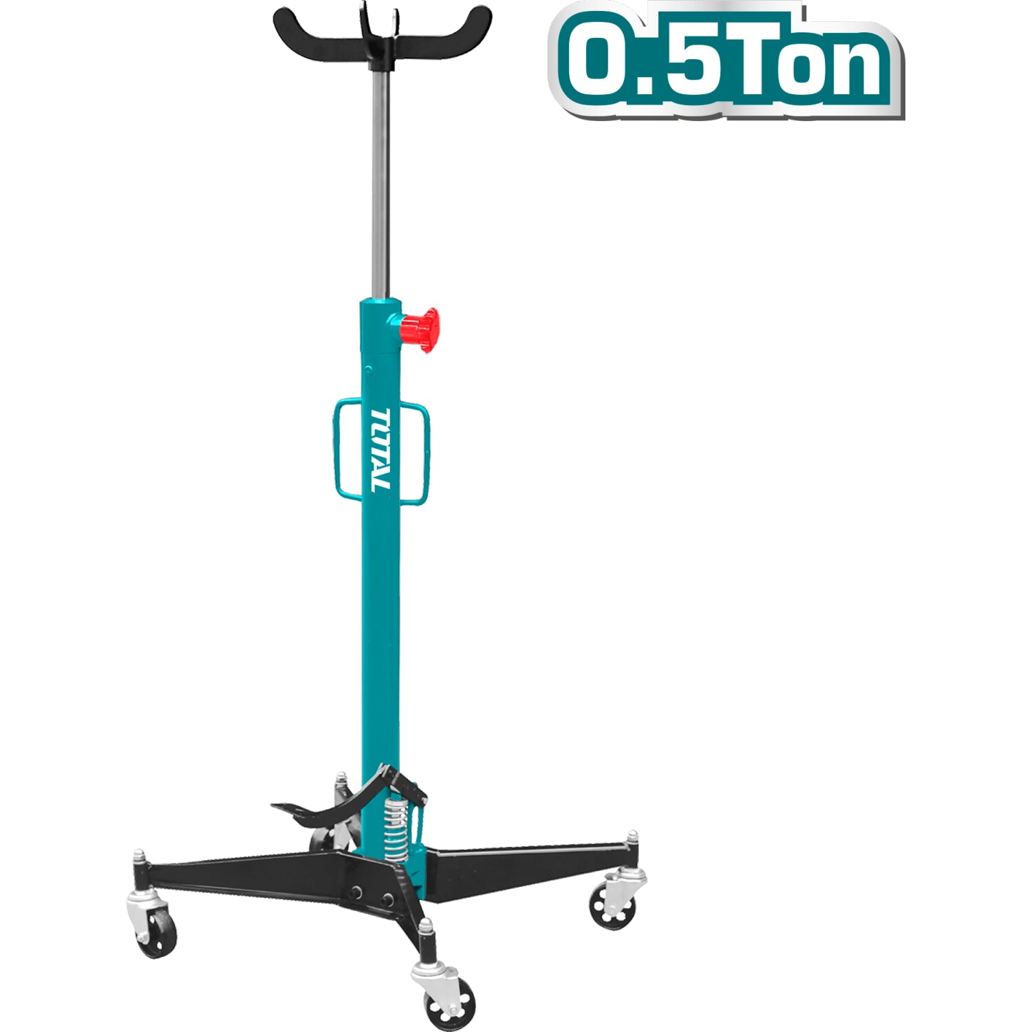 Gato Hidráulico para elevación de Transmisiones, Motor y la transmisión con ruedas. Cap. 0.5 Ton