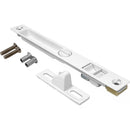 Cierre Embutido Manual para Ventana y Puerta Corredera. Aleacion de Zinc. Incluye Recibidor y Gancho