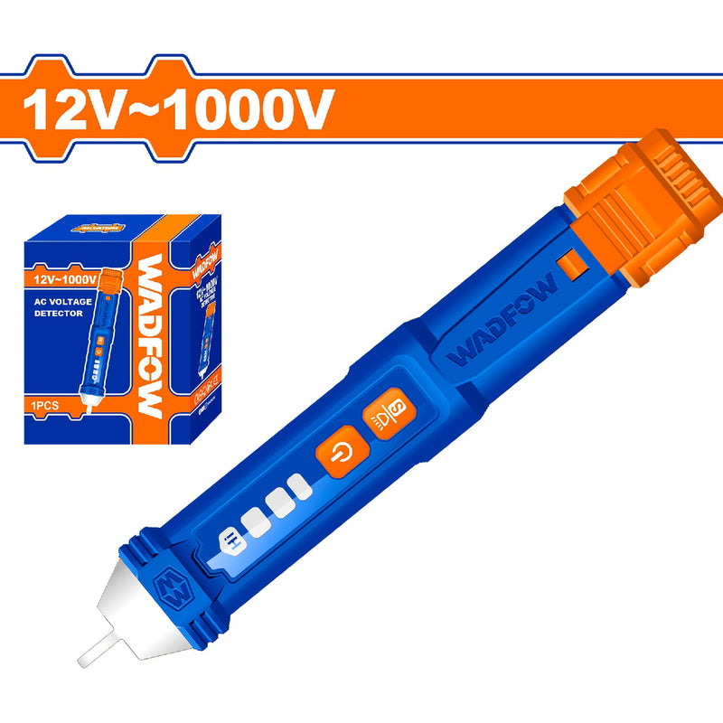 Voltímetro Detector de voltaje AC sin contacto 12V~1000V. Apagado automático. Luz de Flash.