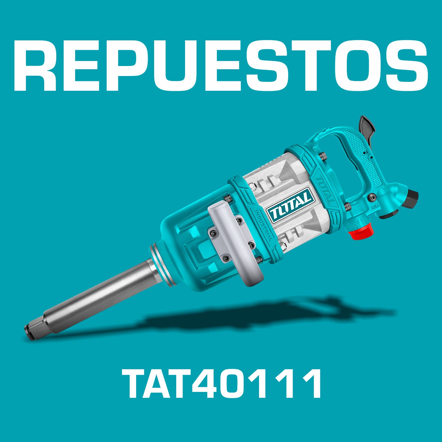 Repuestos Llave de impacto neumática 1" 3600 rpm. Codigo TAT40111