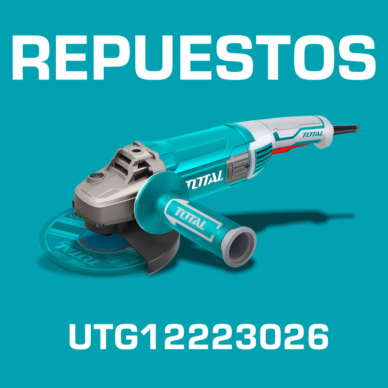 Repuestos Esmeril angular de 9" 2200W. 5/8"-11 UNC, 6600/min. Codigo UTG12223026