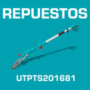 Repuestos Podadora de extensión motosierra cortasetos 20V. Codigo UTPTS201681