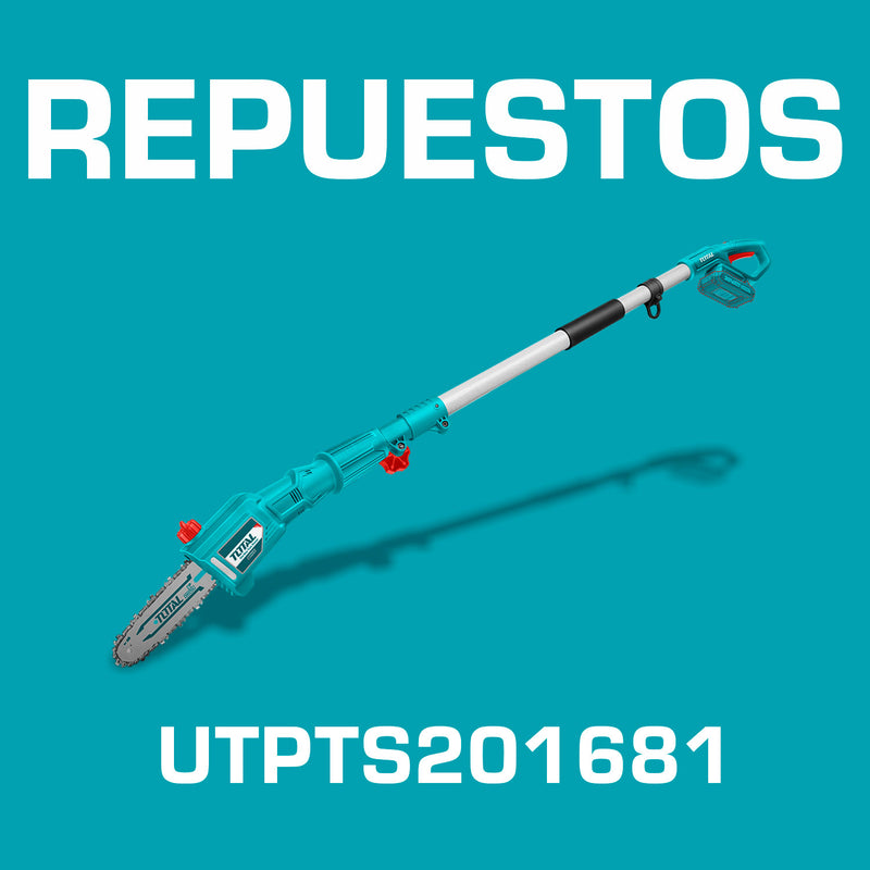 Repuestos Podadora de extensión motosierra cortasetos 20V. Codigo UTPTS201681