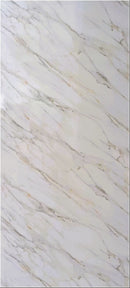Panel Decorativo Mármol PVC  1.22m x 2.80m x 3mm Gold Calacatta (Línea económica)