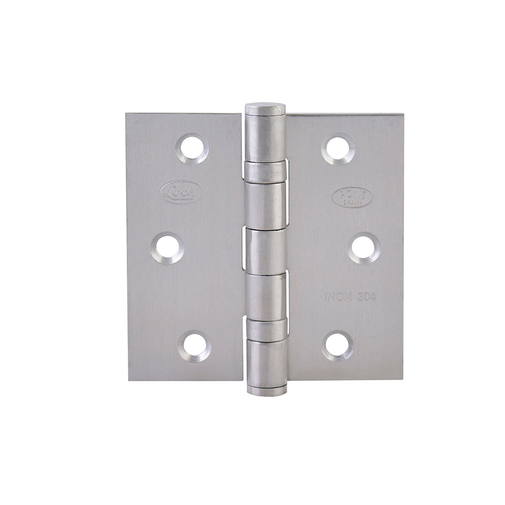 Bisagras cuadradas de acero inoxidable 4" x 4" 2 piezas Lock