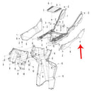Faldon izquierdo negro (K-BLADE125)