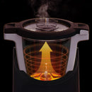Robot de cocina inteligente 3L Robot Chef Carbone 30 en 1. Cocina 1000 recetas con inteligencia artificial AI