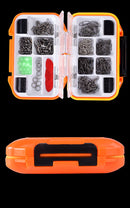Caja pesca con accesorios 191 Pzas. ganchos