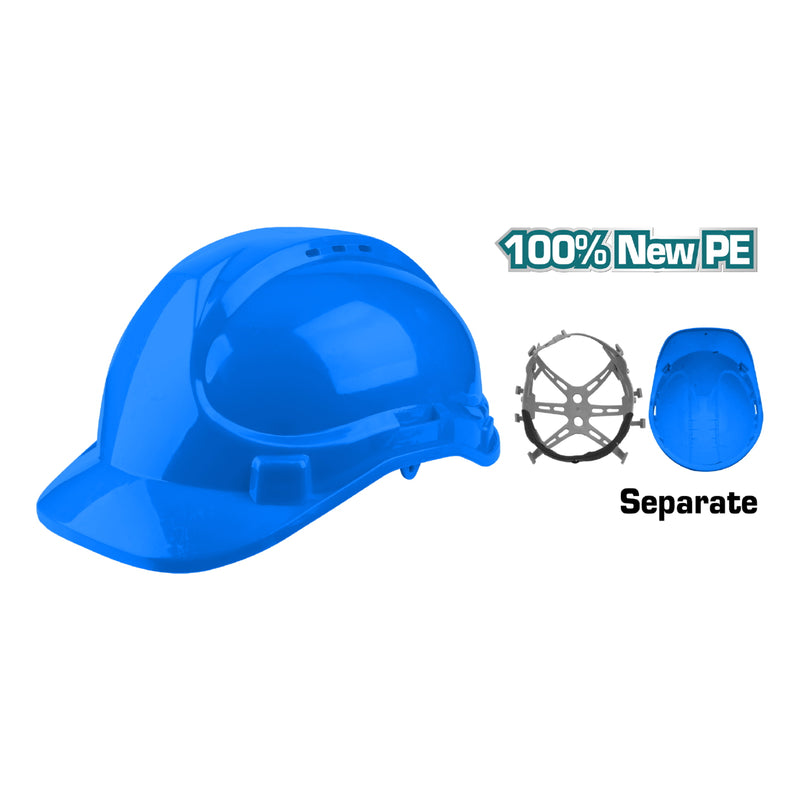 Casco seguridad azul TOTAL