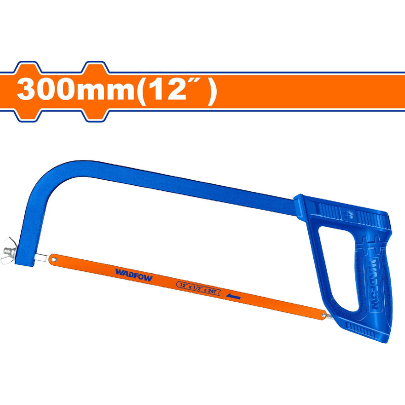 Segueta para Metal de 300mm(12"). Incluye 1 hoja de sierra. Mango ergonómico.