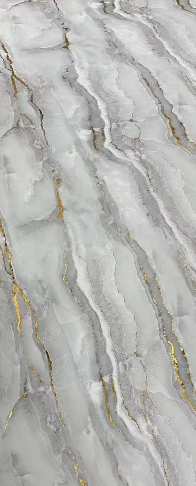 Panel Decorativo Mármol PVC  1.22 m x 2.80 m x 3 mm Grey Gold