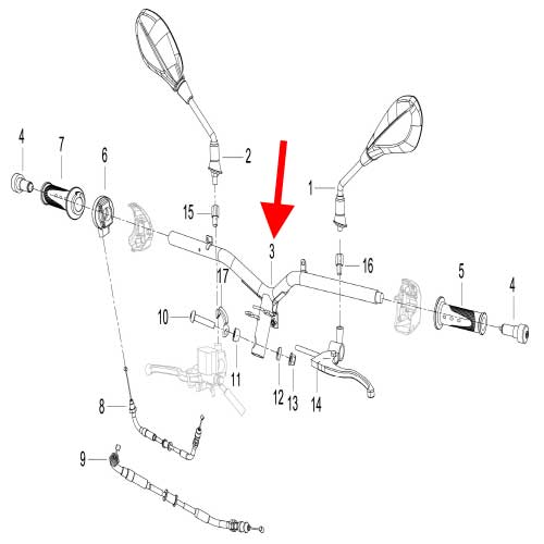 Manubrio (K-BLADE125)