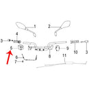 Mandos derechos con interruptor para luces (ZAFFERANO250)