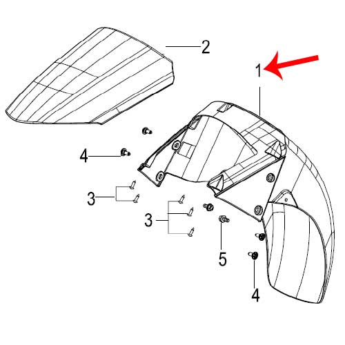Guardabarro delantero II (ZAFFERANO250)