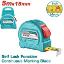 Cinta métrica y pulgada 5mx19mm