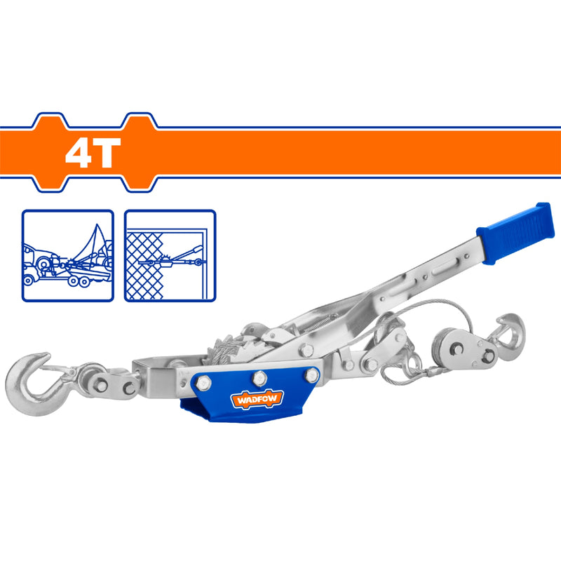 Malacate Cadena de Remolque 4T.Diámetro cable: 5.5m. Long cable:3m. 3 ganchos. Antideslizante. Tecle cabrestante winche tirador