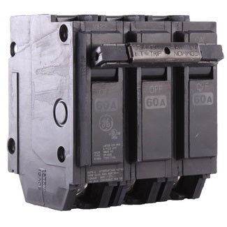 Breaker eléctrico 60 amperios de 3 polos, 120/240 V. General Electric (GE)