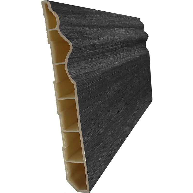 Zócalo PVC para piso SPC Ebano 90 x 2900 mm