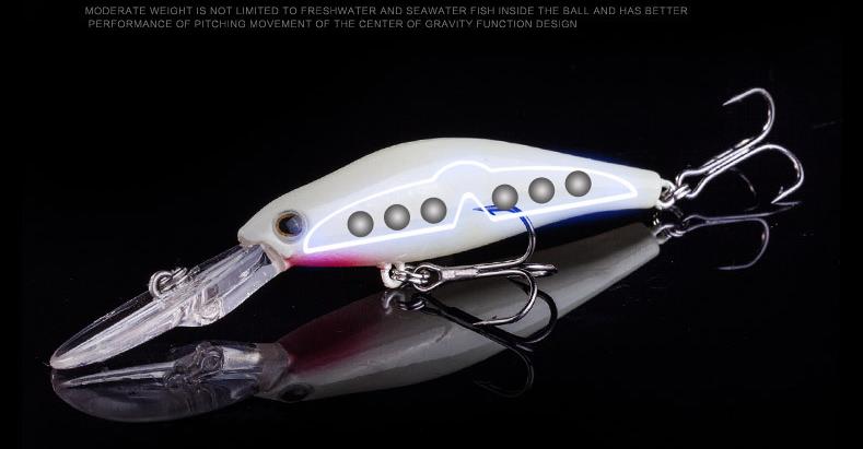 Señuelo Monnow lengua larga 9cm Red