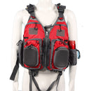 Chaleco de pesca salvavidas ROJO