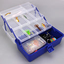 Caja económica de 4 niveles para accesorios de pesca